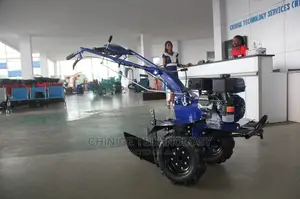 7.5hp Mini Tiller With Ridger and Tilling Blade