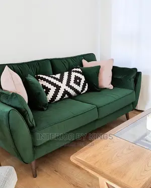 Quality 3 Seater Living Room Fabric Sofa Chair.
