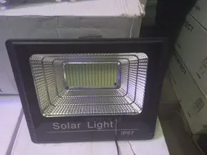 300w All in One Solar Flood Light Black
