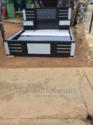 6 X 6 Bed Frame With 2 Side Drawers