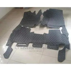Lexus LX570 Black and White Tiles Customised Mat