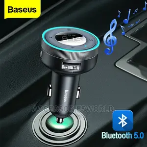 Baseus Led FM Transmitter Modulator Bluetooth 5.0