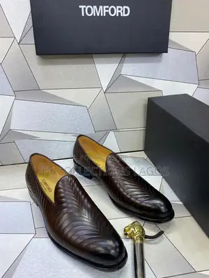 Luxury TOM FORD Men’S Brown Leather Shoe.