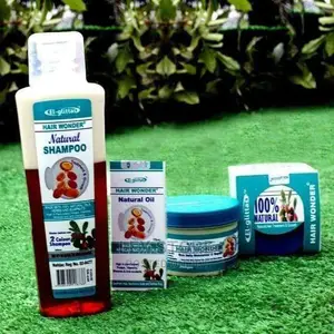 Hair Wonder Combo; Cream, Oil and Shampoo- 1 Set