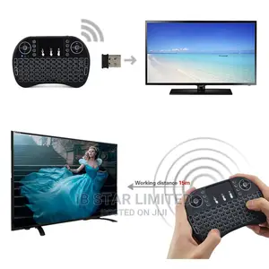 3 Colors Backlit I8 Mini 2.4ghz Air Mouse Wireless Keyboard