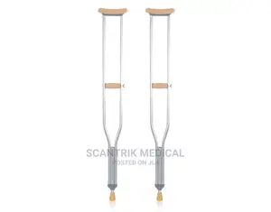 Stainless Steel Adjustable Armpit Crutches