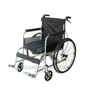 Comfortable Steel Manual Foldable Wheelchair