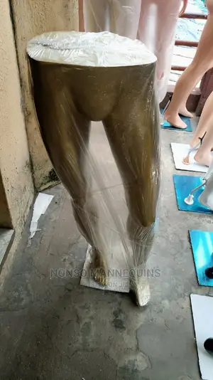 Gold Colour Fibre Waist Display Mannequins