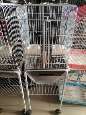 Standing Pet Bird Parrot Cage House