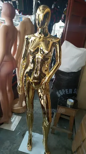 Size 8 Chrome Female Gold Display Mannequins