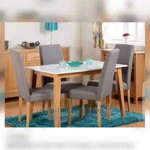 4seater Dining Set Table Made With HDF Wood