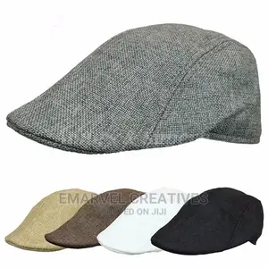2024 Autumn Beret Caps Men Women Vintage News Boy Cap
