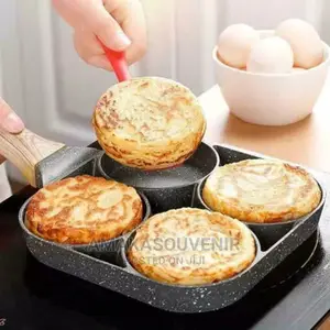 Non-Stick 4 Hole Frying Pan
