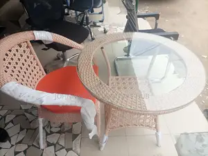 Italian Tovic Royal Outdoor Basket Tables With 4 Chairs