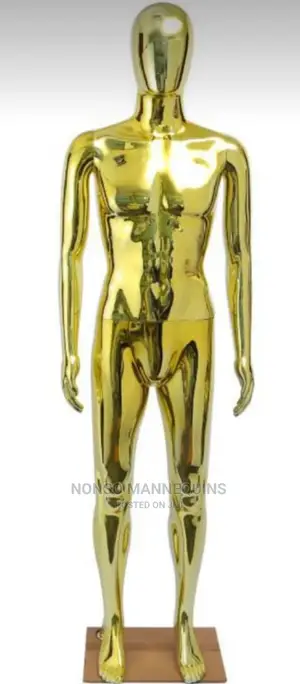 New Imported Male Gold Chrome Mannequins