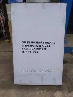 Standard White Magnetic Flip Chart Board ( 70 * 100cm)