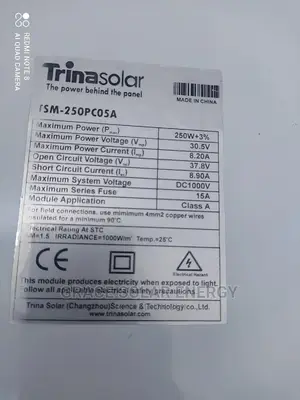Trina \ Canadian 250watts Panel