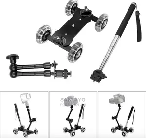 Table Camera Video Wheels -Track Slider Car (Movie Making)