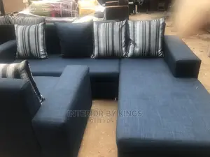 6seater Sectional Sofa With One Single Can Be Made in Colors