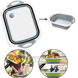 Foldable Multi Function Cutting Board/Drainer