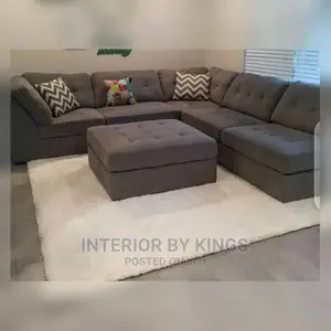 U-Shaped Fabric Sofa With +Ottoman Made With Highestquality