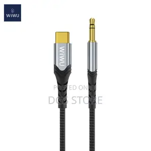Wiwu Aux Stereo Cable 3.5mm to USB C
