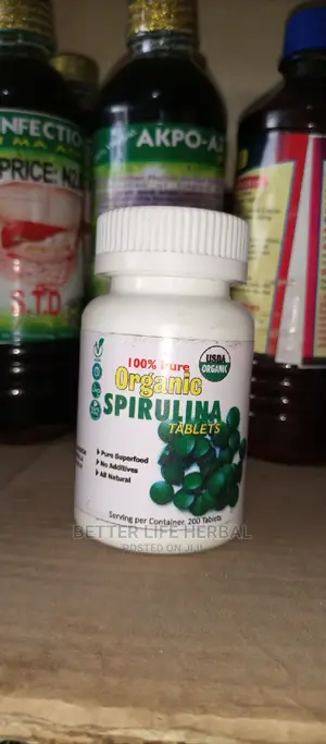 Organic Spirulina Tablets.