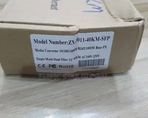 40km Fiber Media Converter Gigabit SFP Base