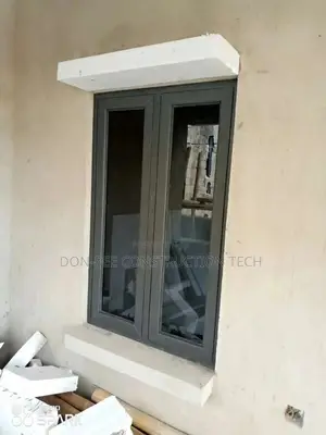 Plane Grey Glass Window