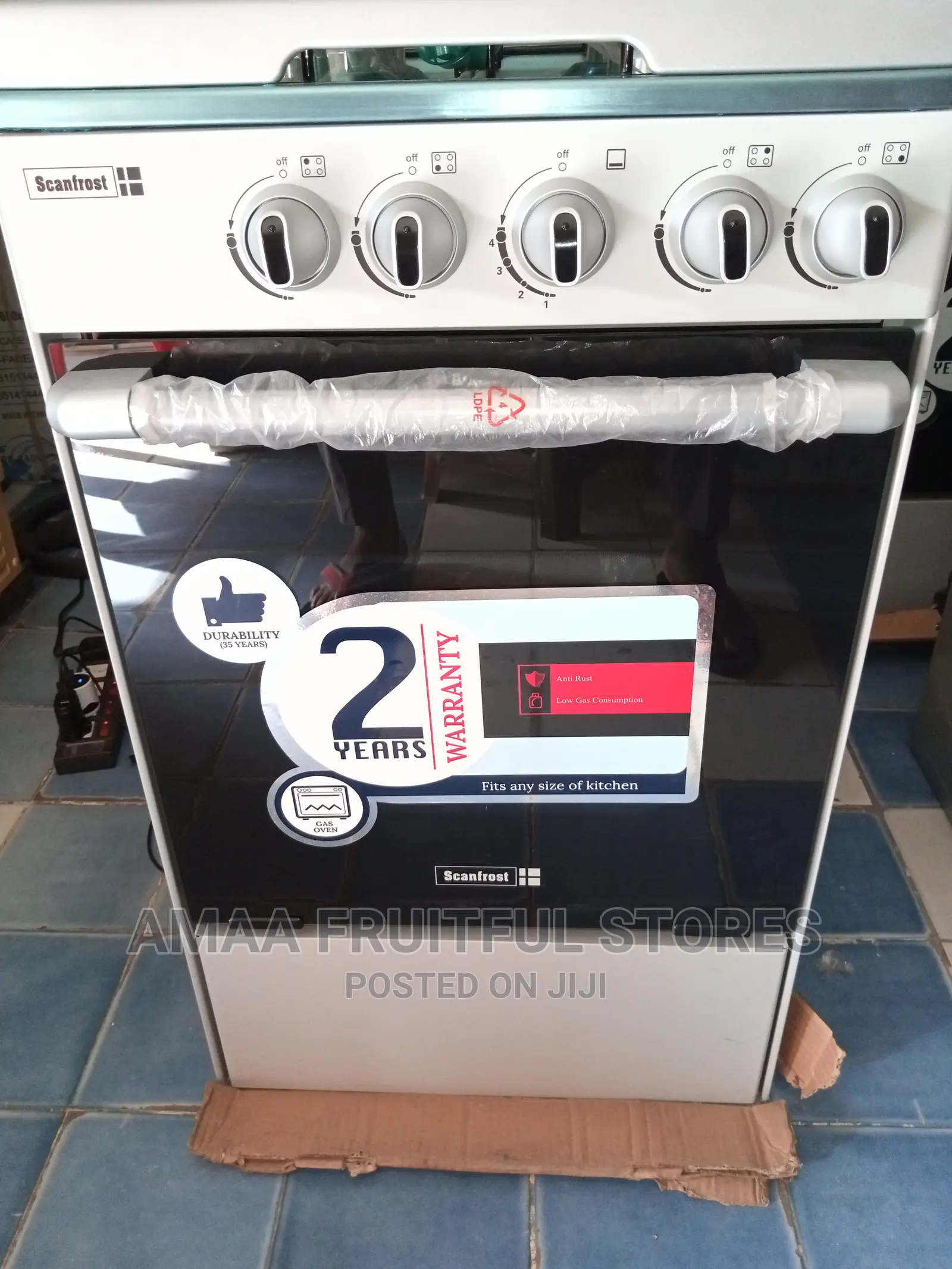 Scanfrost Standing Gas Cooker
