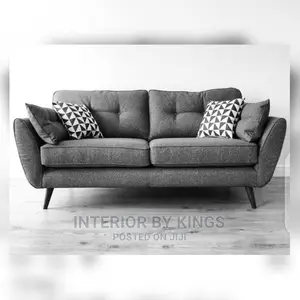 Quality 3 Seater Living Room Fabric Sofa Chair.