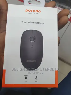 Porodo 2-in-1 Wireless Mouse