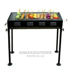 Outdoor Charcoal Grill With Long Stand