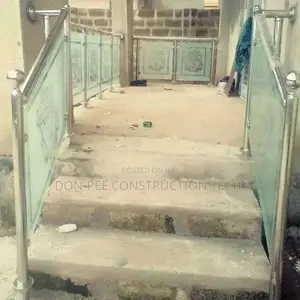 Sus 304 Glass Staircase Handrail
