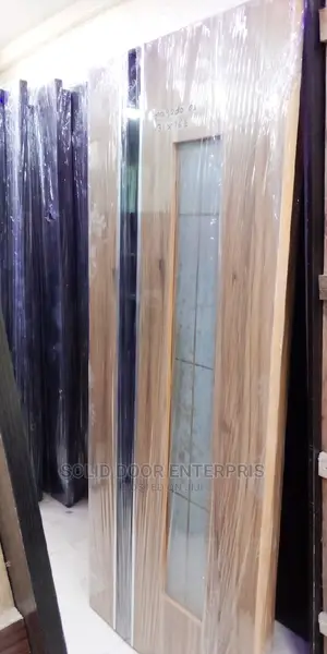Hdf Door With Frame and Glass