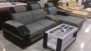 5 Seater L-Shaped Living Room Sofa Chair.