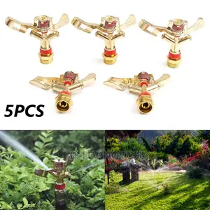 5pcs 3/4" Irrigation Water Impact Sprinkler