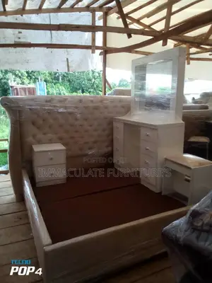 Set of Bedframe and Mirror