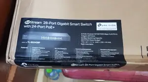 Tp-Link Gigabit Switch 28port With Poe and Fiber Port