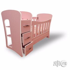 Passion Baby Cot With Shelf, Drawers and Removable Sides