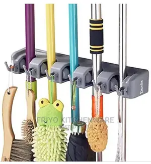 Mop and Cleaning Material Holder