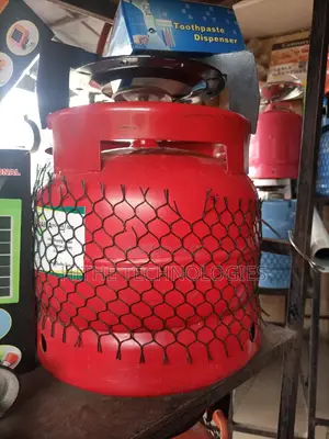 6kg Gas Cylinder With Black Seated Burner