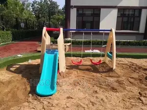 Climbing Slide With Swing for Outdoor Playground