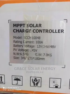 Felicity 100A 48V MPPT Charge Controller.