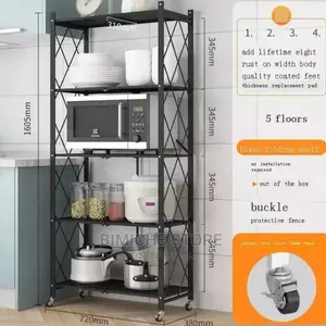 5 Tier Foldable Storage Rack