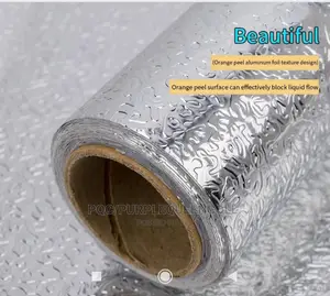 Kitchen Self Adhesive Aluminium Foil Wall Sticker Oil Proof