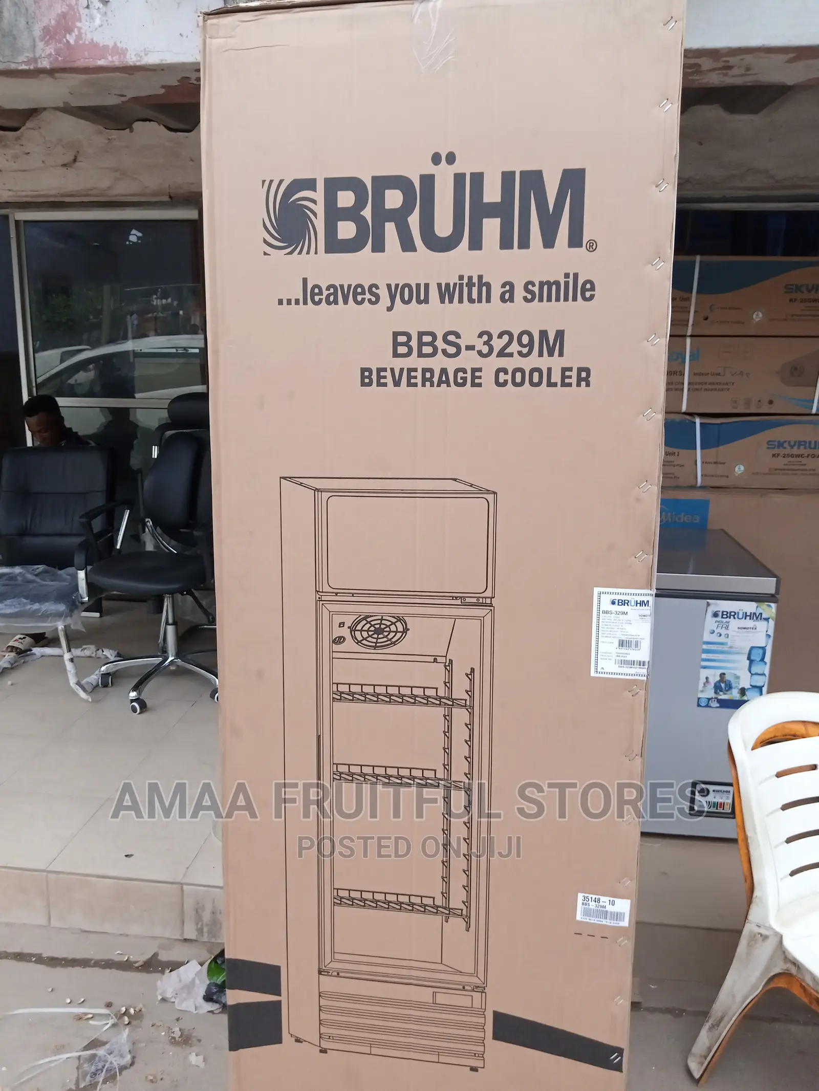 Bruhm Show Case Fridge