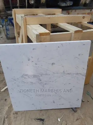 Italian White Carara 2cm 60X60 Marble Tiles.