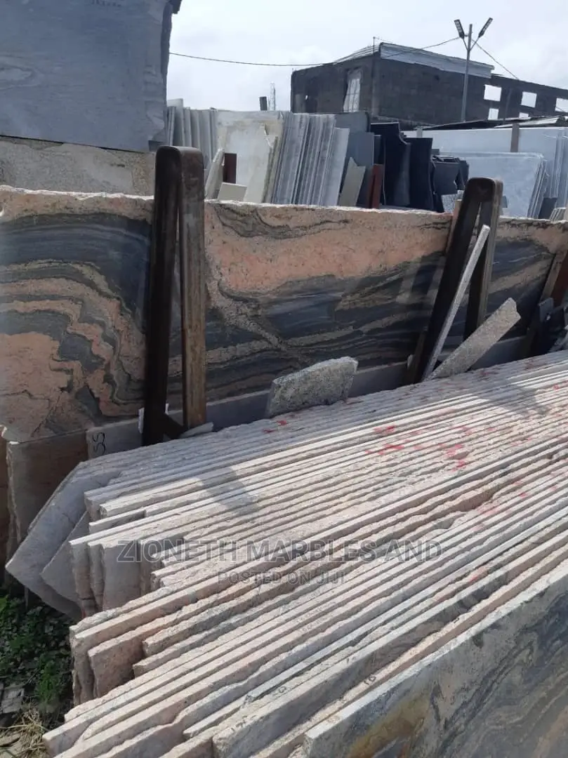Nigerian Red Granite Marble Slab