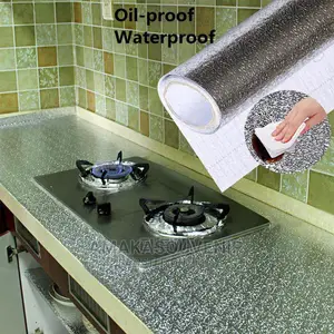 Wallpaper Oilproof Water Proof Kitchen Cabinets Wallsticker